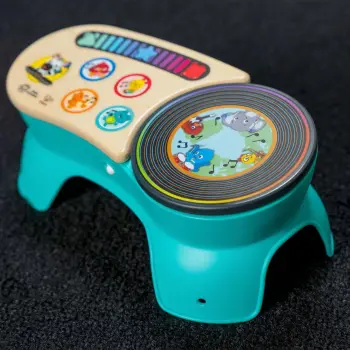 Baby Einstein Hape DJ Discovery Magic Touch Turntable - Ahşap Müzikli Oyuncak - 8