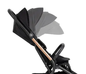 Bagi Atom Black Cosmo Travel Sistem Bebek Arabası Black Gold - 14