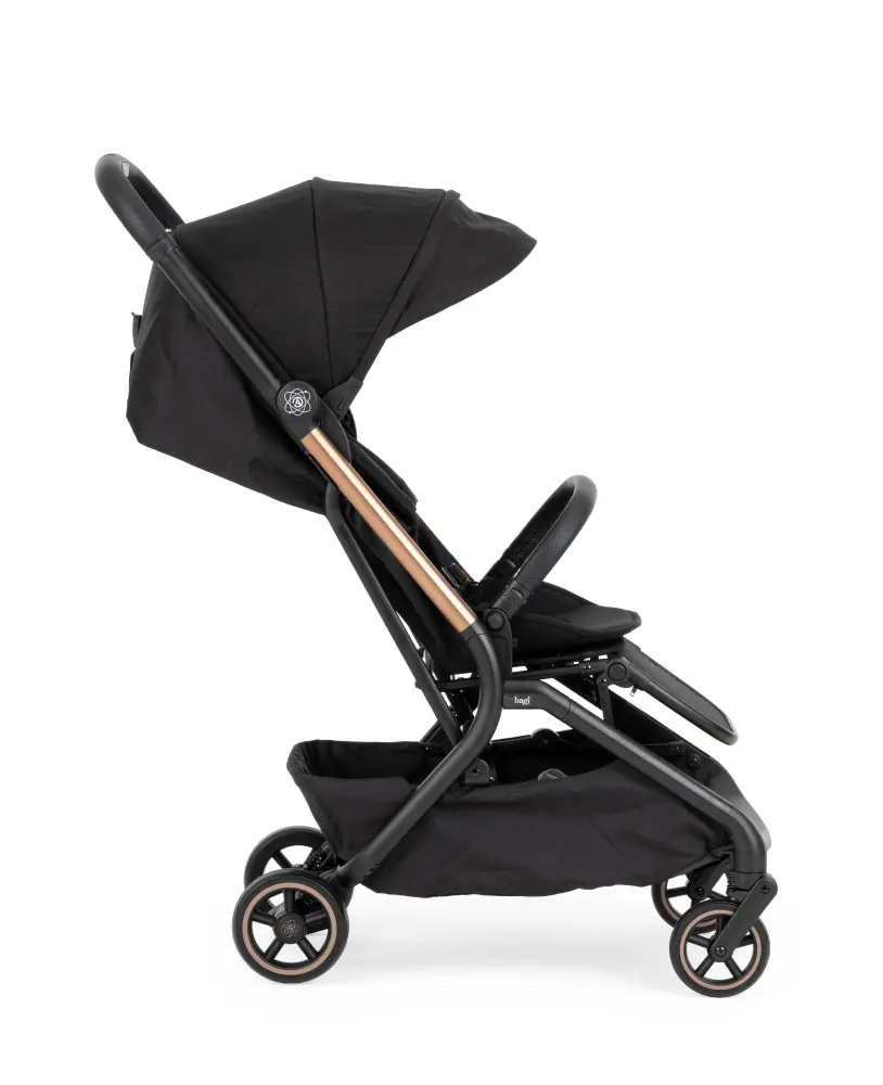 Bagi Atom Black Cosmo Travel Sistem Bebek Arabası Black Gold - 7