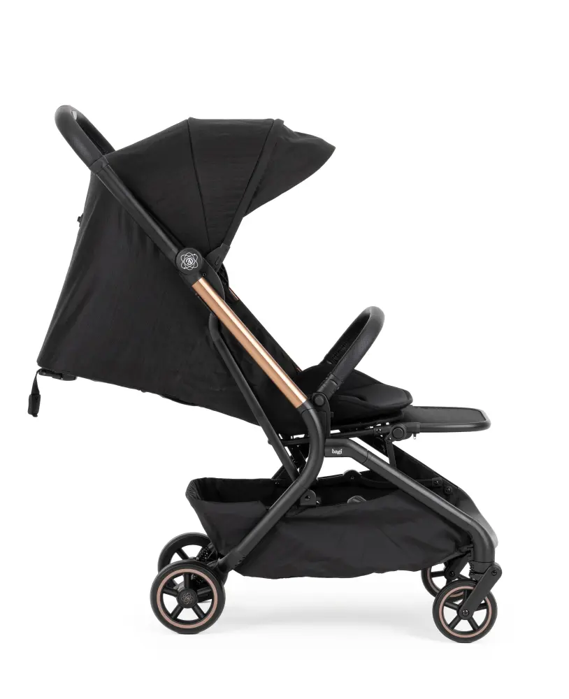 Bagi Atom Black Cosmo Travel Sistem Bebek Arabası Black Gold - 5