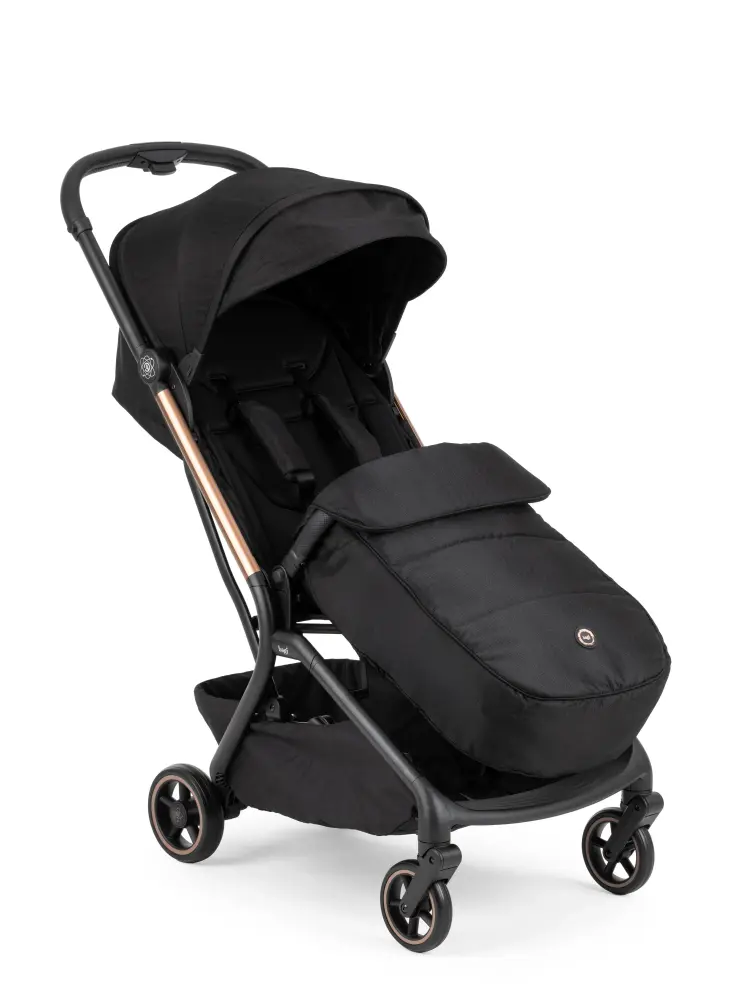 Bagi Atom Black Cosmo Travel Sistem Bebek Arabası Black Gold - 4