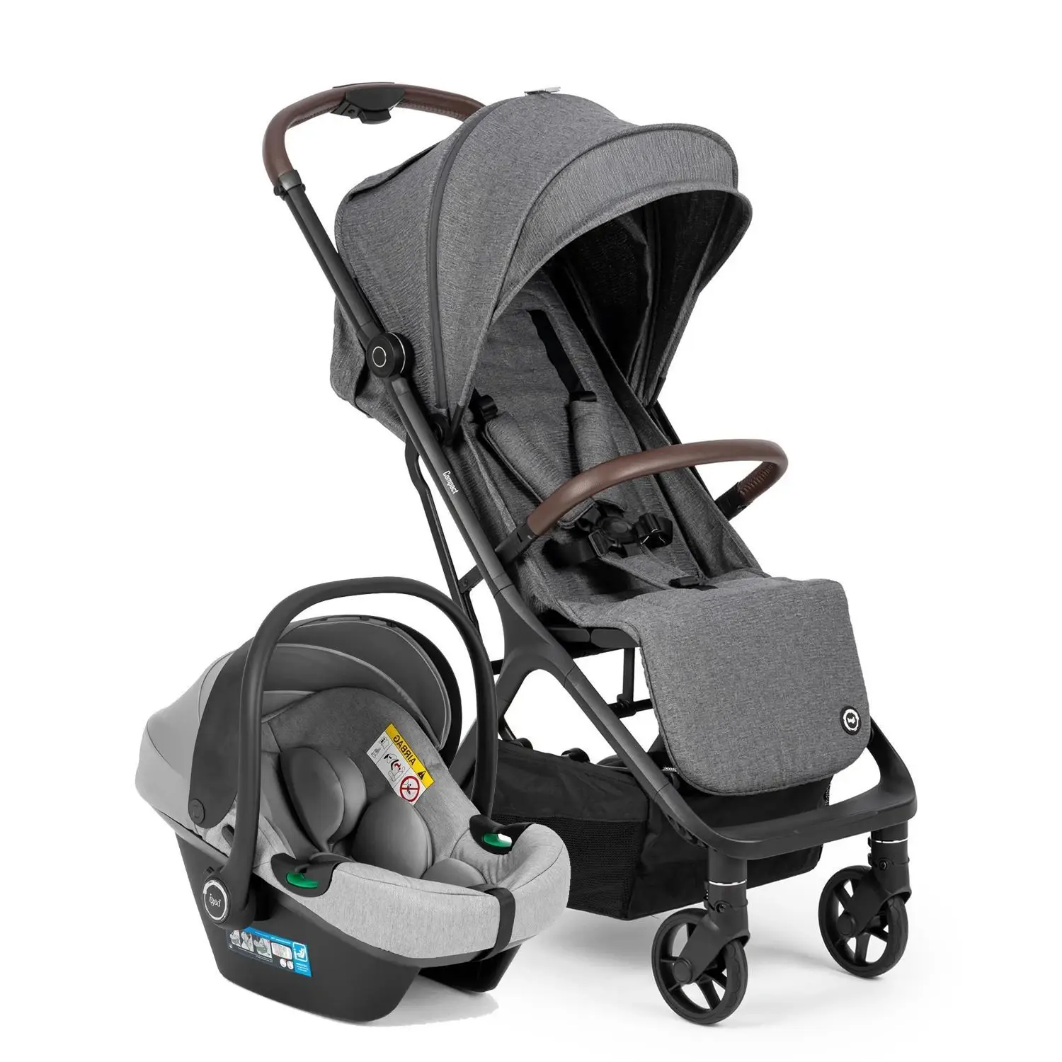 Bagi Compact Autofold Travel Sistem Bebek Arabası Grey