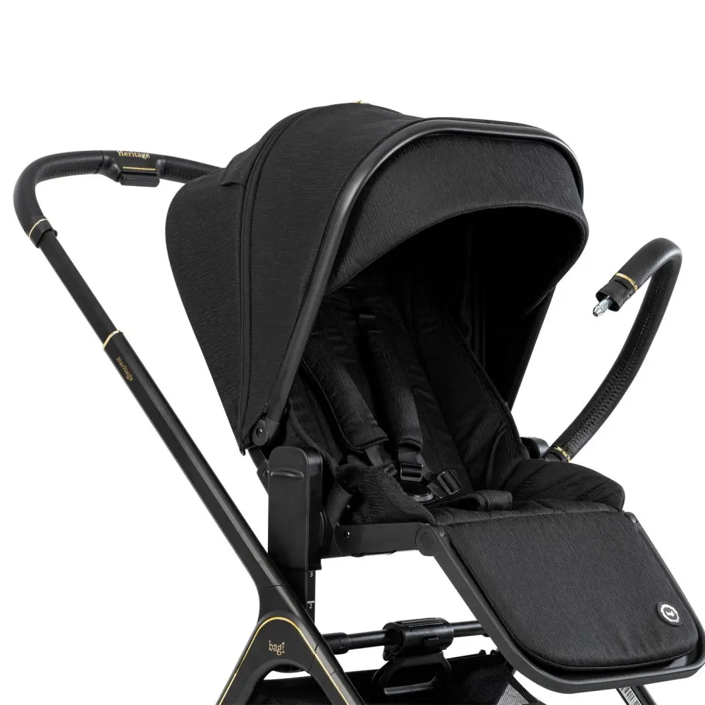 Bagi Heritage Black Cosmo Travel Sistem Bebek Arabası Black - 15