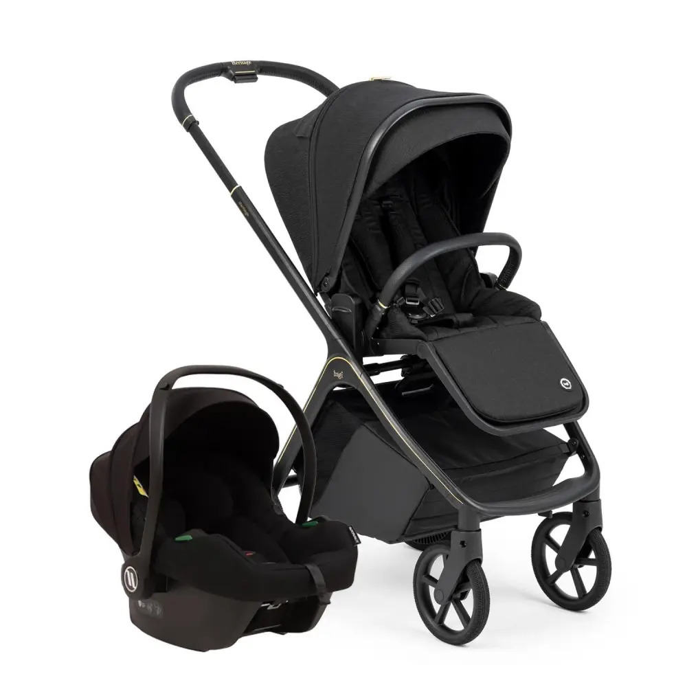 Bagi Heritage Black Cosmo Travel Sistem Bebek Arabası Black - 1