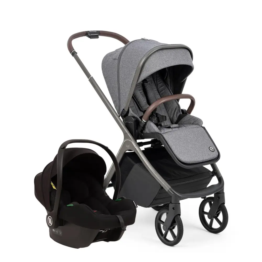 Bagi Heritage Black Cosmo Travel Sistem Bebek Arabası Grey - 1