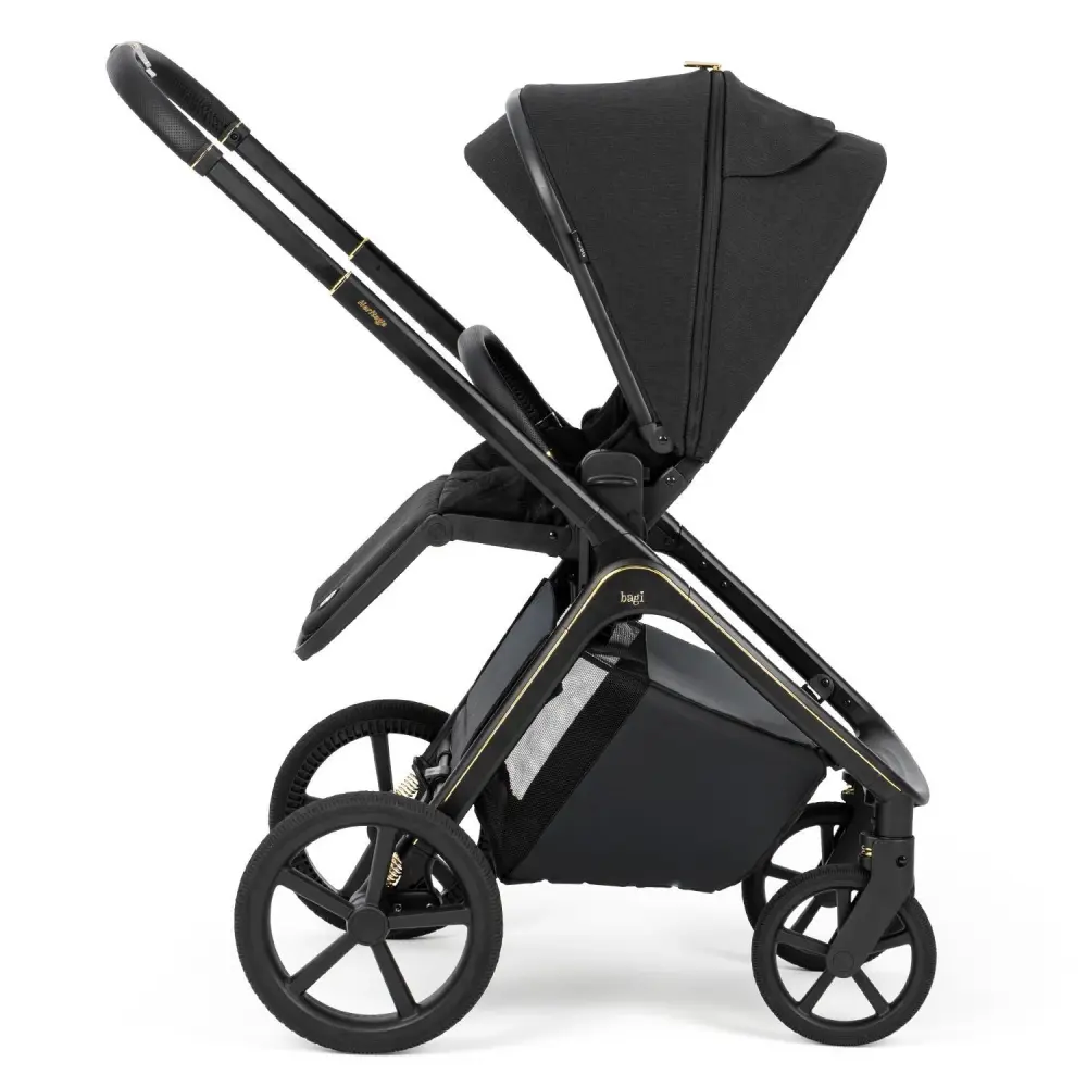 Bagi Heritage Portbebeli Set Bebek Arabası Black - 6