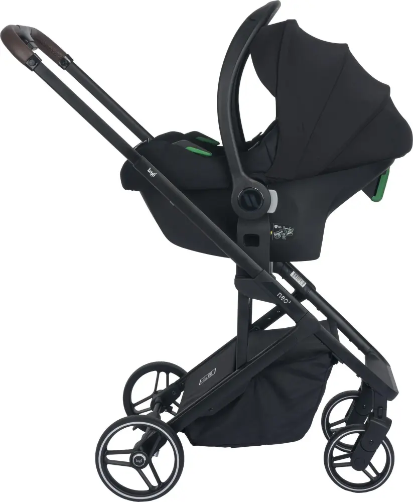 Bagi Neo 2 Cosmo Travel Sistem Bebek Arabası Greyson - Black - 11