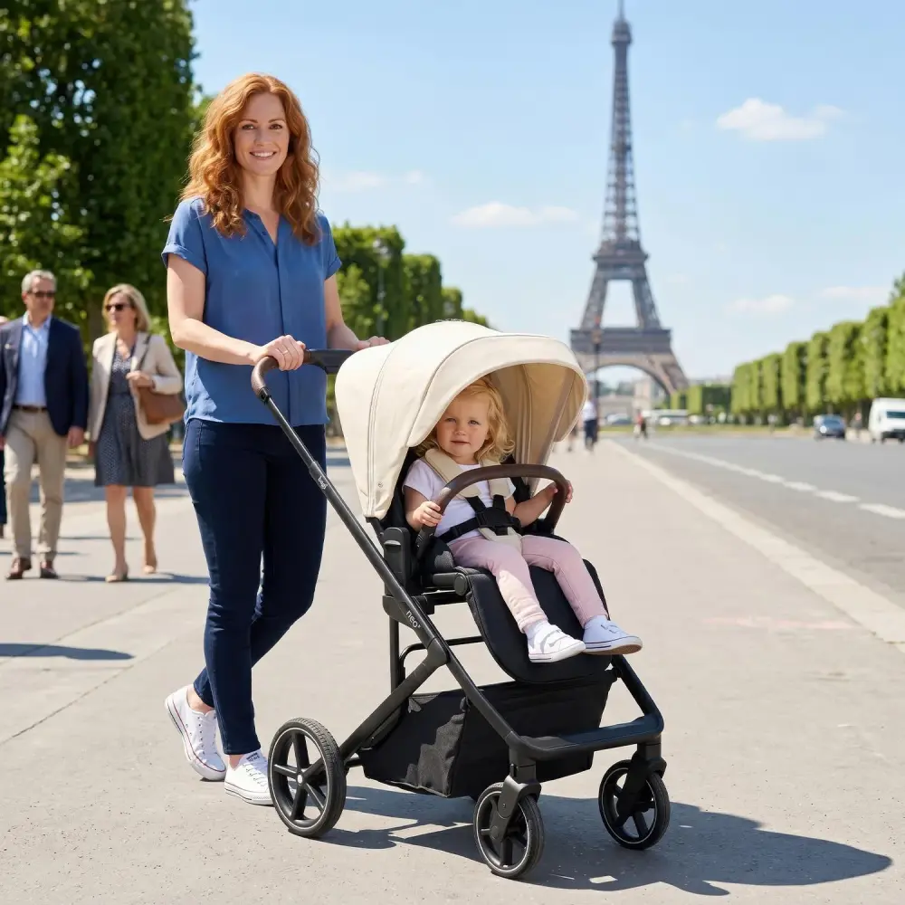 Bagi Neo X Cosmo Travel Sistem Bebek Arabası Beige - Grey - 3