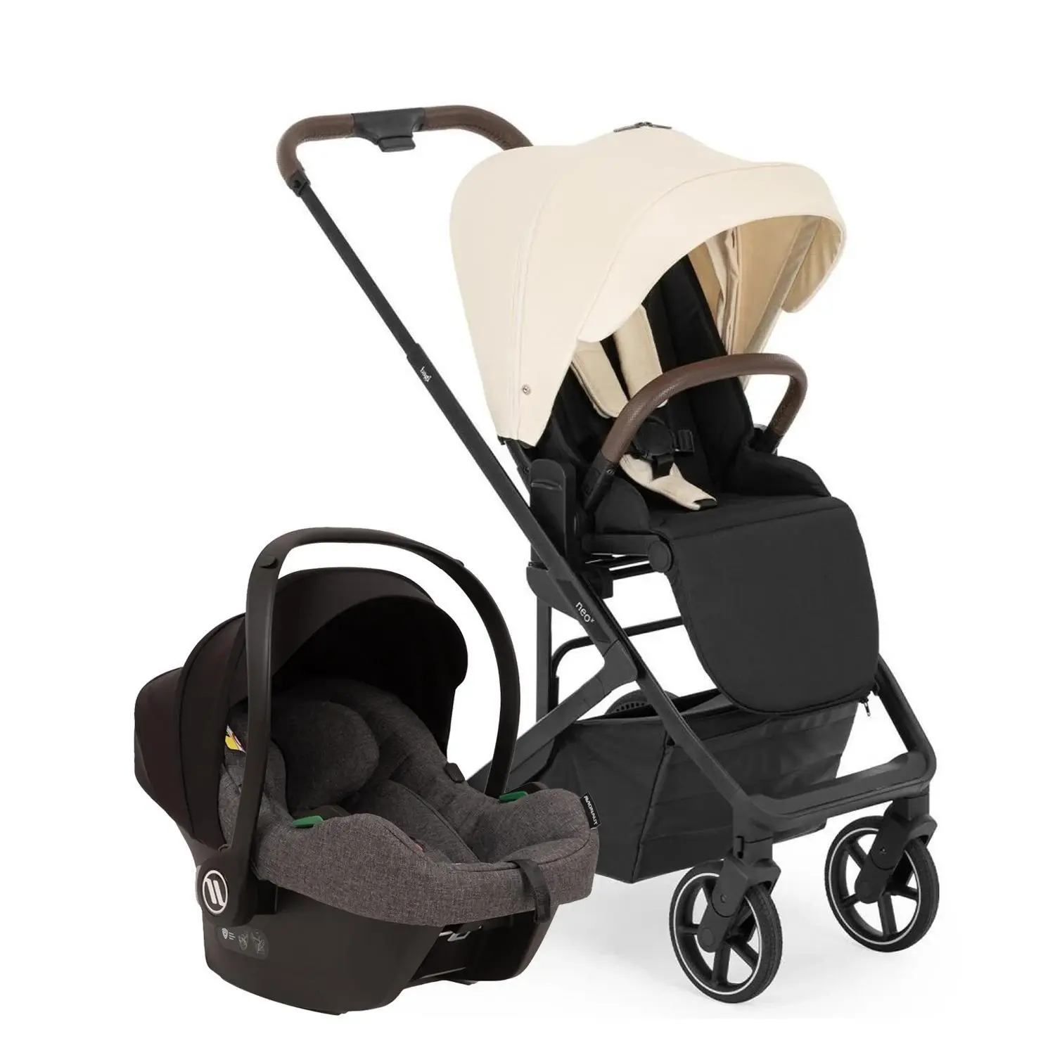 Bagi Neo X Cosmo Travel Sistem Bebek Arabası Beige Grey