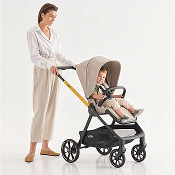 Bagi S500 Autofold Bebek Arabası Light Brown (1)