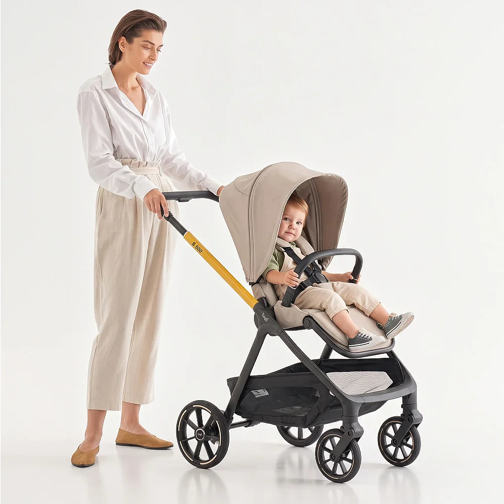 Bagi S500 Autofold Bebek Arabası Light Brown - 2