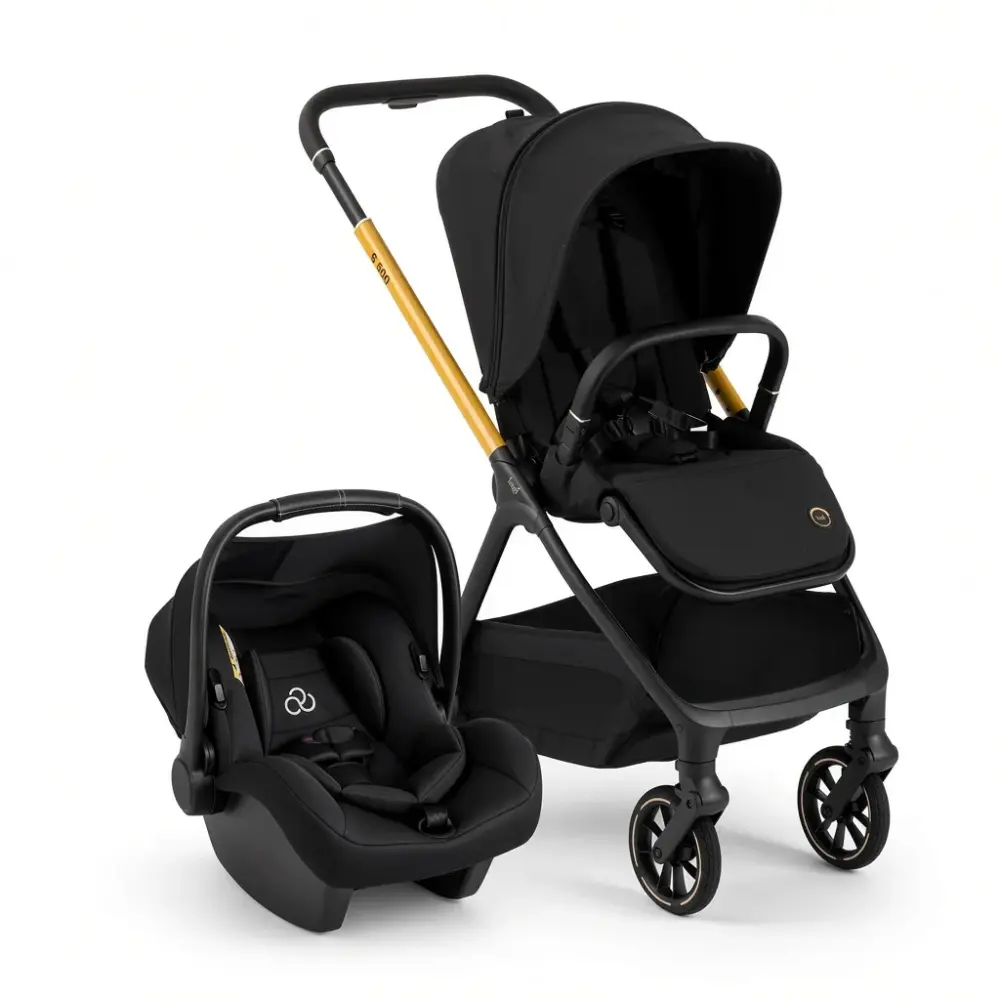 Bagi S500 Autofold Eco Travel Sistem Bebek Arabası Black Gold - 1