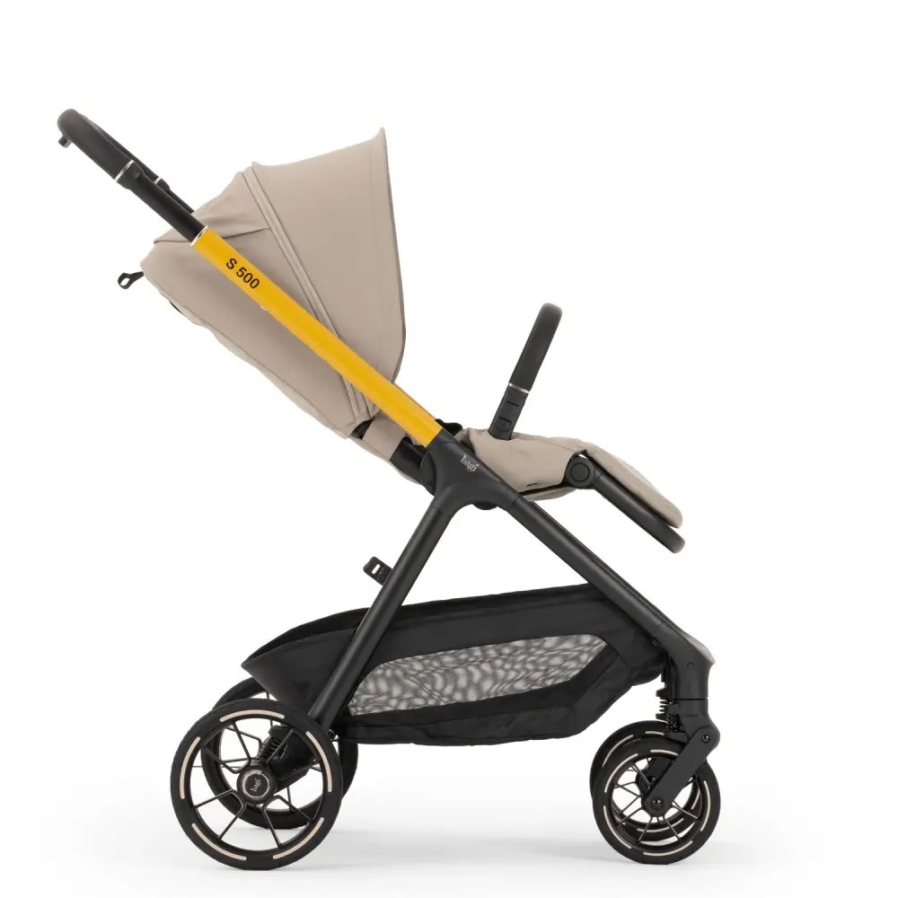 Bagi S500 Autofold Travel Sistem Bebek Arabası Light Brown Black - 8