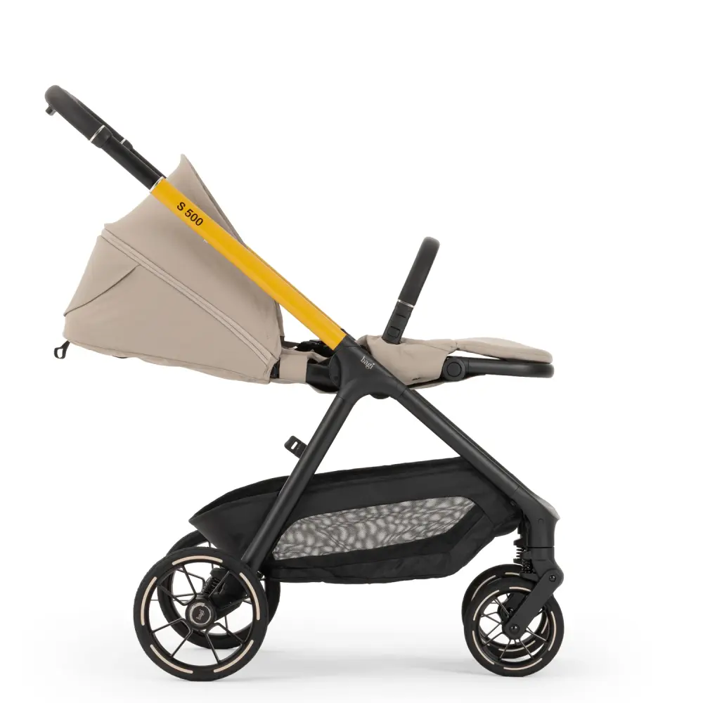 Bagi S500 Autofold Travel Sistem Bebek Arabası Light Brown Black - 9