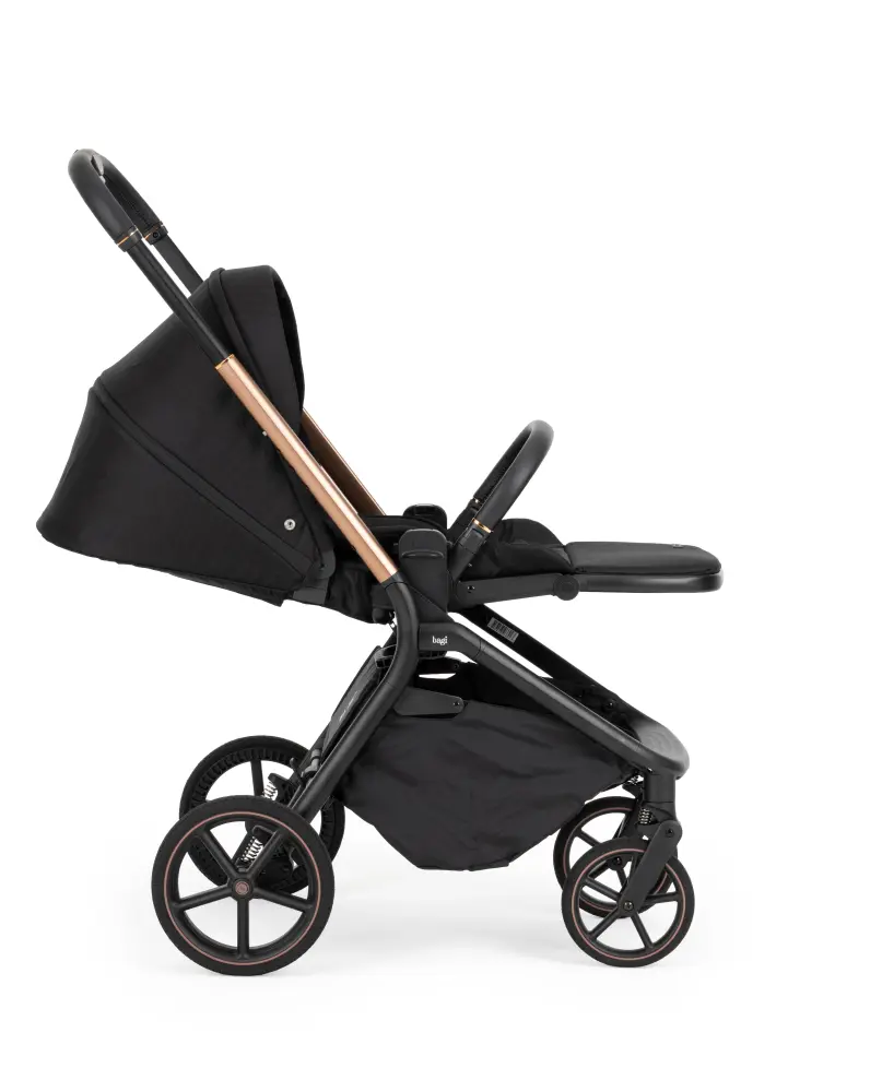 Bagi Xenon Black Cosmo Travel Sistem Bebek Arabası Black Gold - 7