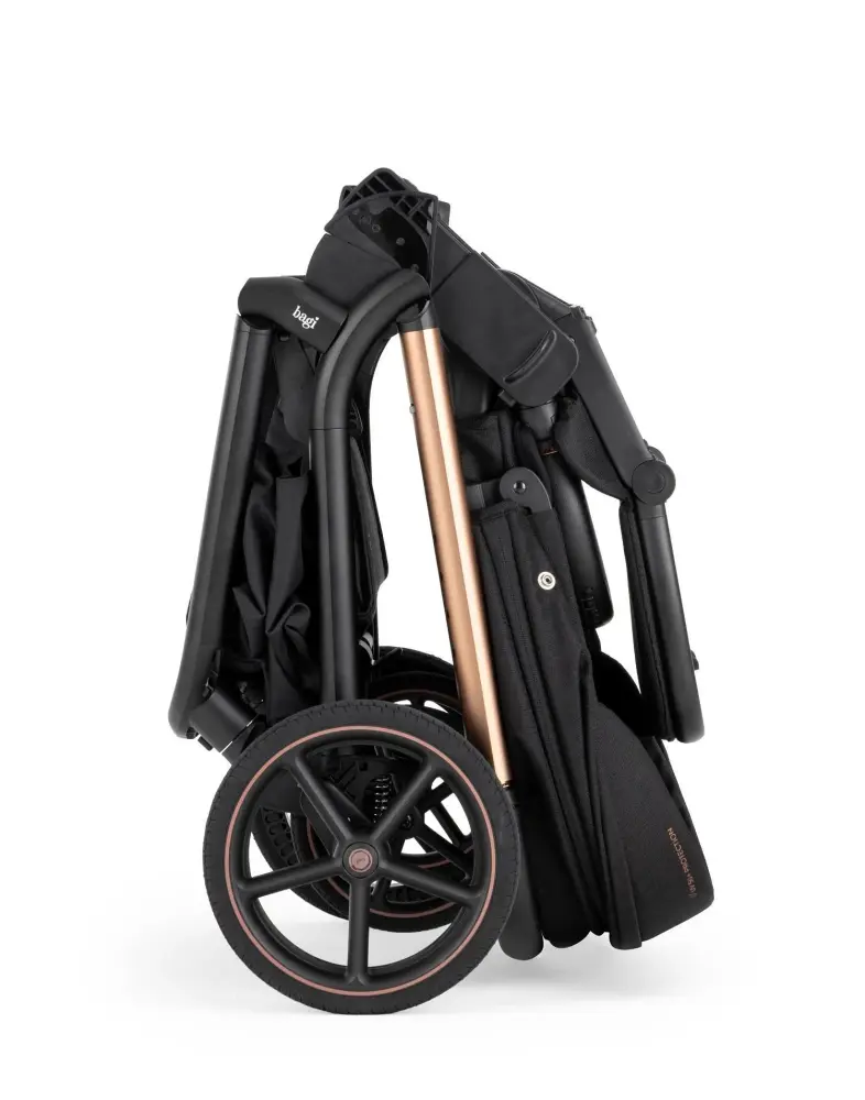 Bagi Xenon Grey Cosmo Travel Sistem Bebek Arabası Black Gold - 8