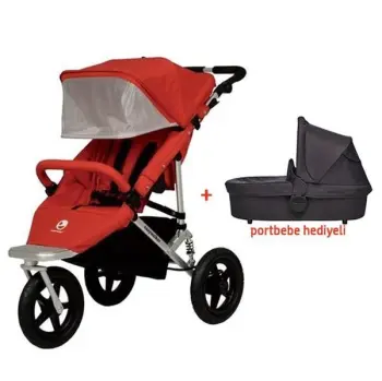 Easywalker Sky Plus Base Berry Red (Portbebe Hediyeli)