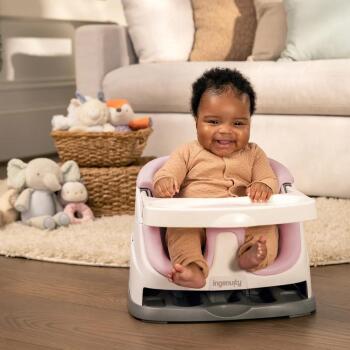 Ingenuity Baby Base Portatif Mama Sandalyesi Peony - İngenuity (1)