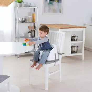 Ingenuity Baby Base Portatif Mama Sandalyesi Slate - 3