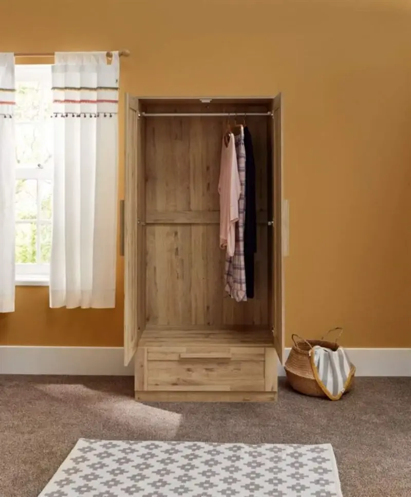 Mamas Papas Atlas Wardrobe Pale Oak - 7