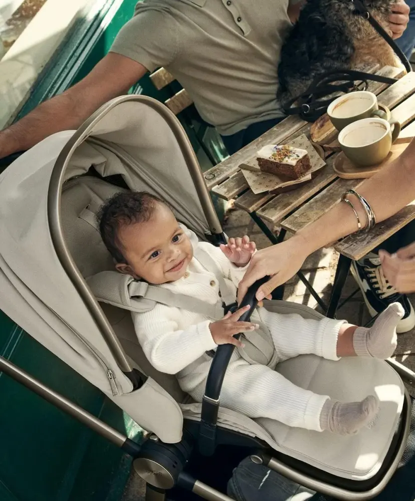 Mamas Papas Vardo Grey Cosmo Travel Sistem Bebek Arabası Shell - 7