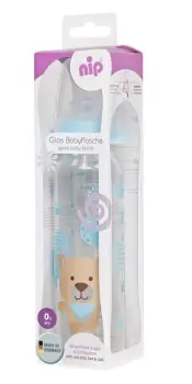 Nip 250 ml Antikolik Cam Biberon Erkek - 1