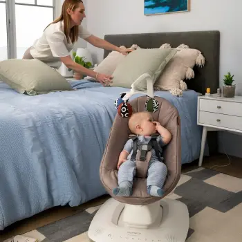 Uppababy 4moms 2026 MamaRoo 5.0 Elektrikli Ana Kucağı Camila - 6