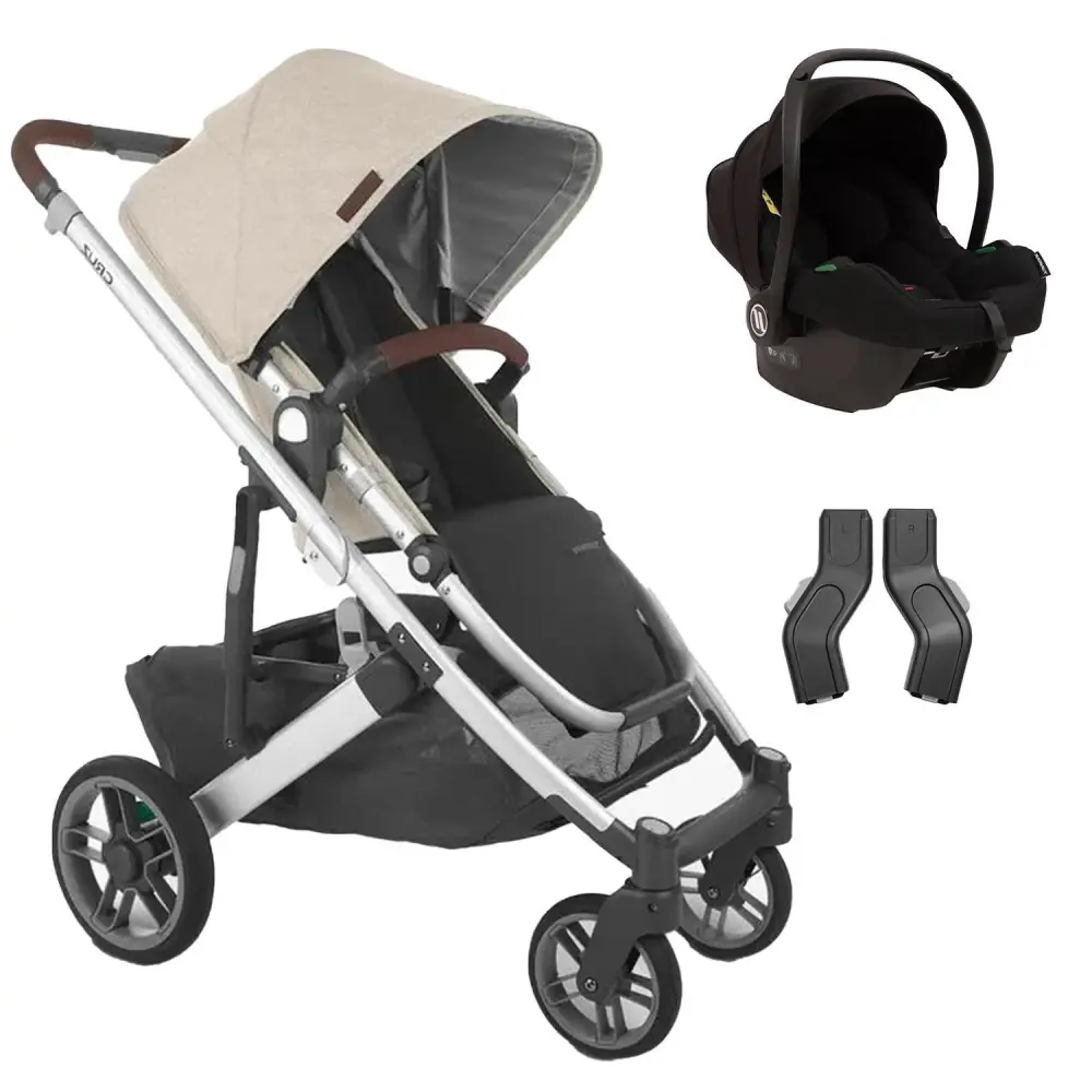 Uppababy Cruz V2 Cosmo Travel Sistem Bebek Arabası Declan - Black - 1