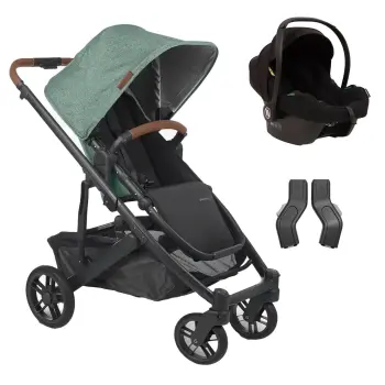 Uppababy Cruz V2 Cosmo Travel Sistem Bebek Arabası Gwen - Black - 1