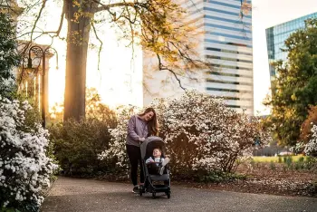 Uppababy Minu V2 Cosmo Travel Sistem Bebek Arabası Stella - Grey - 8