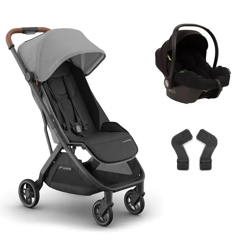 Uppababy Minu V3 Cosmo Travel Sistem Bebek Arabası Greyson Black