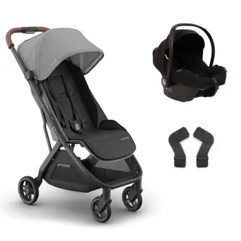 Uppababy Minu V3 Cosmo Travel Sistem Bebek Arabası Greyson - Black