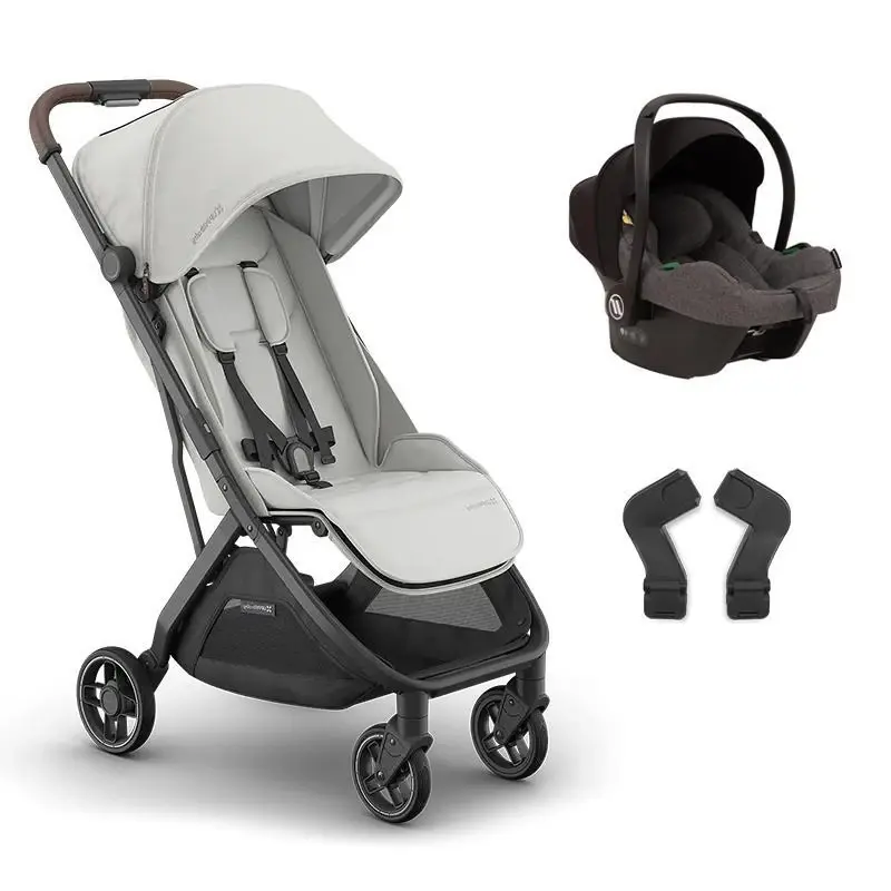 Uppababy Minu V3 Cosmo Travel Sistem Bebek Arabası Savannah Grey