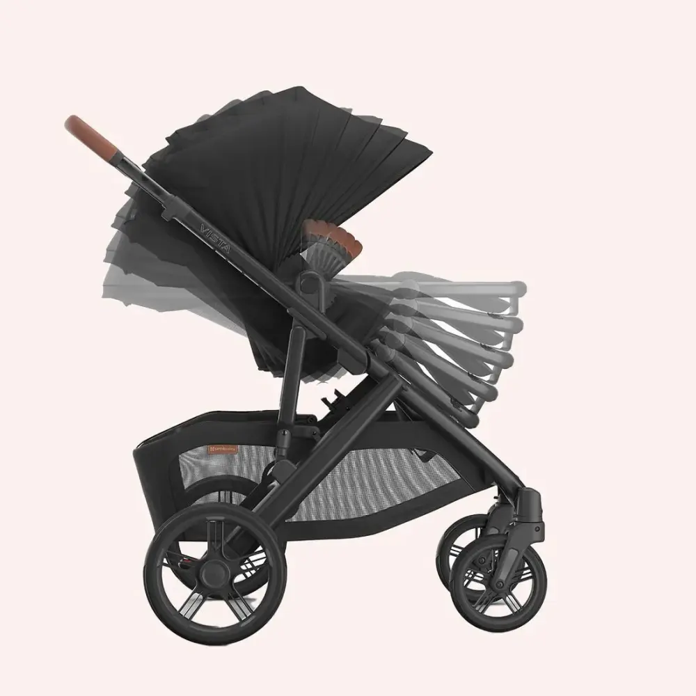 Uppababy Vista V3 Cosmo Travel Sistem Bebek Arabası Nori - Black - 9