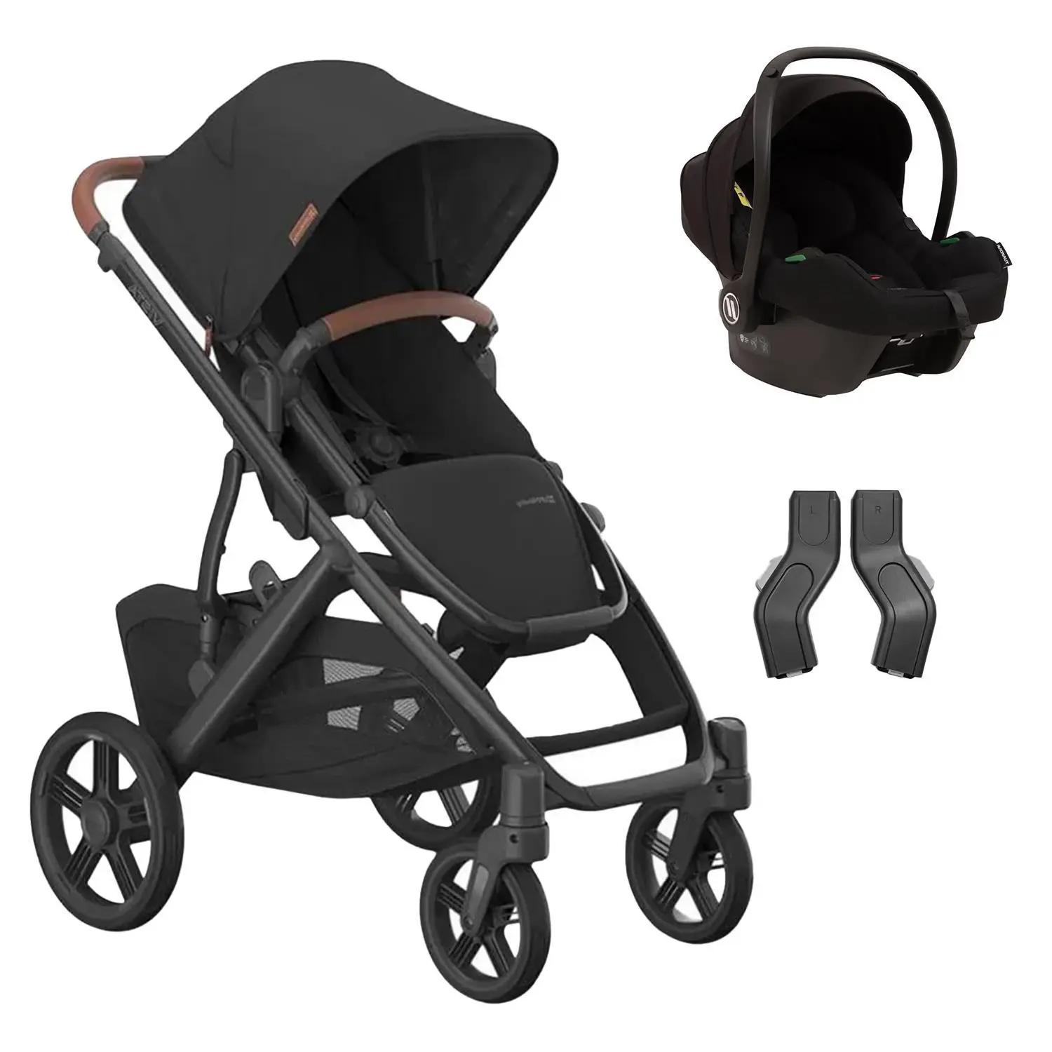 Uppababy Vista V3 Cosmo Travel Sistem Bebek Arabası Nori Black